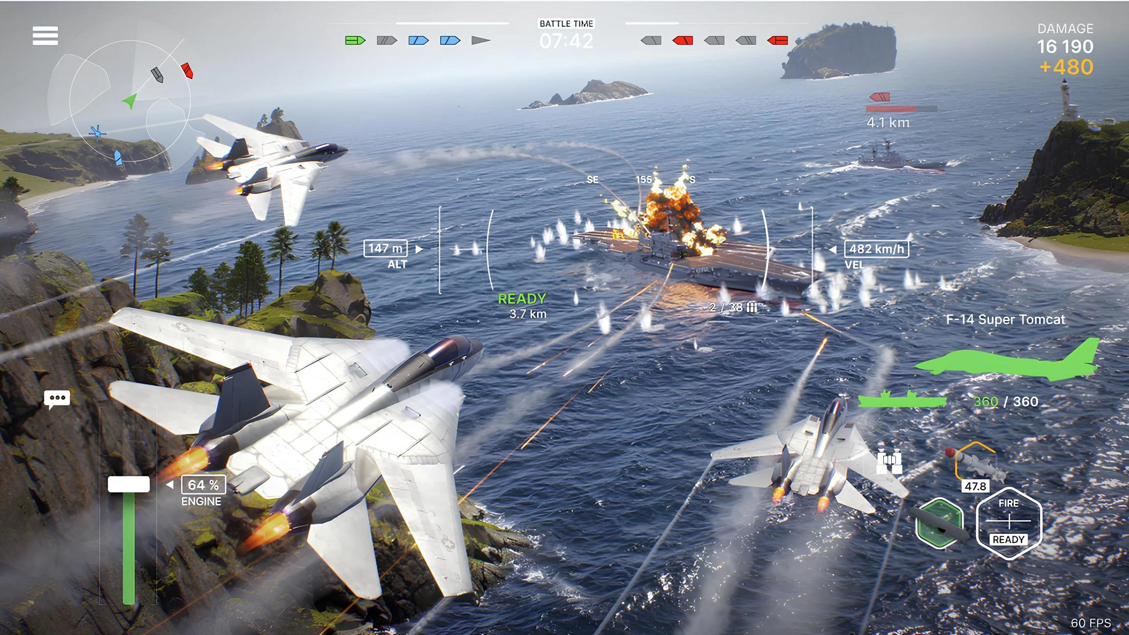 Warships Mobile 2: Naval War screenshot